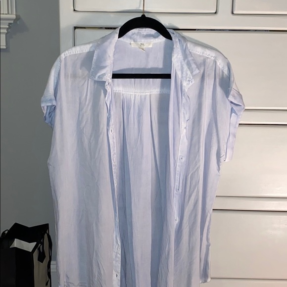 Blue button up - Picture 2 of 3